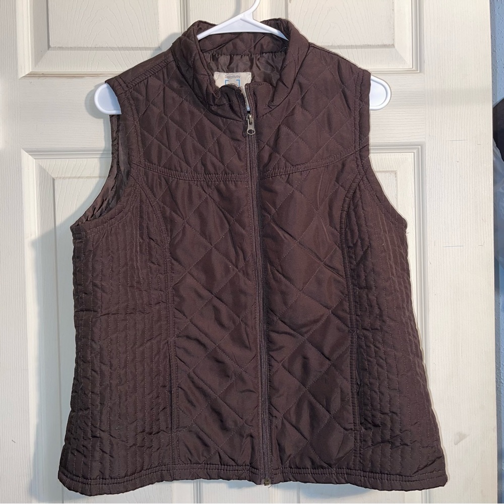 Quilted Detail Light Vest